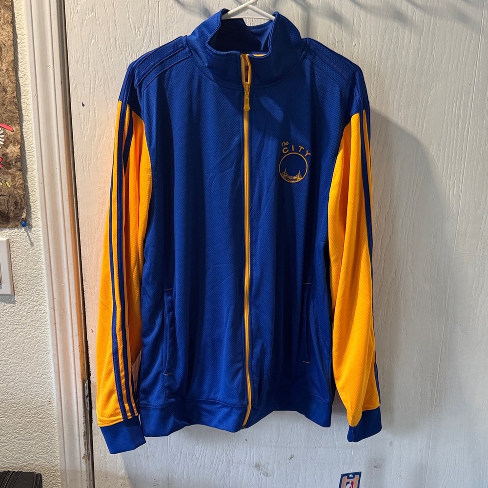 NWT Golden State Warriors track jacket.